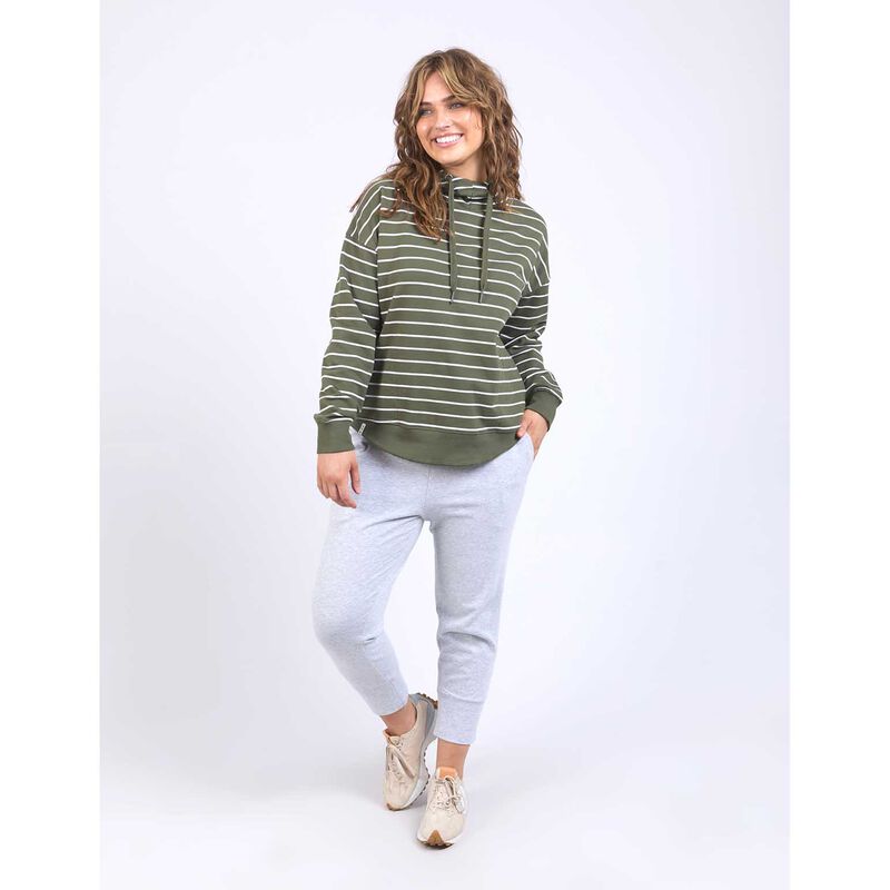 ELM Stripe Lounger Scoop Hoodie image number 3